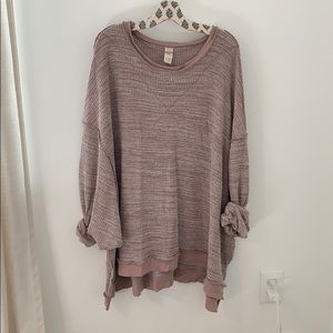 Free people oversized thermal tunic